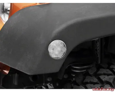 Raxiom Axial Series Clear Lens LED Side Marker Lights Jeep Wrangler JK 2007-2018 - J119946