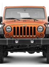 Raxiom Clear Lens Chrome Housing LED Halo Projector Headlights Jeep Wrangler JK 2007-2018                                     - J121872 - Image 12