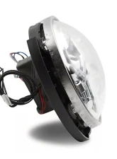 Raxiom Clear Lens Chrome Housing LED Halo Projector Headlights Jeep Wrangler JK 2007-2018                                     - J121872 - Image 3