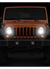 Raxiom Clear Lens Chrome Housing LED Halo Projector Headlights Jeep Wrangler JK 2007-2018                                     - J121872 - Image 10