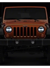 Raxiom Clear Lens Chrome Housing LED Halo Projector Headlights Jeep Wrangler JK 2007-2018                                     - J121872 - Image 11