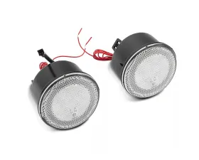 Raxiom Axial Series Clear Lens LED Turn Signals w/ Halo Jeep Wrangler JK 2007-2018