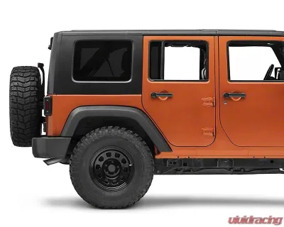 Raxiom Axial Series Clear Lens Black Housing Vision LED Tail Lights Jeep Wrangler JK 2007-2018 - J130809