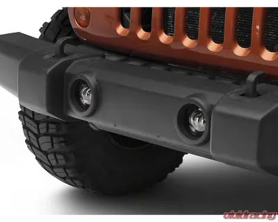 Raxiom Axial Series Amber Lens Tri-Bar LED Fog Lights Jeep Wrangler JK | JL 2007-2023 - J130810