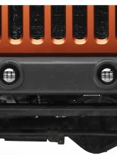 Raxiom Axial Series Amber Lens Tri-Bar LED Fog Lights Jeep Wrangler JK | JL 2007-2023                                     - J130810 - Image 9
