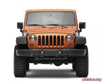 Raxiom Axial Series Amber Lens Tri-Bar LED Fog Lights Jeep Wrangler JK | JL 2007-2023 - J130810