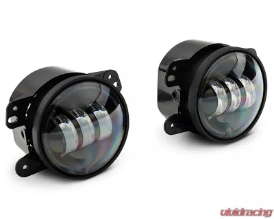 Raxiom Axial Series Amber Lens Tri-Bar LED Fog Lights Jeep Wrangler JK | JL 2007-2023 - J130810