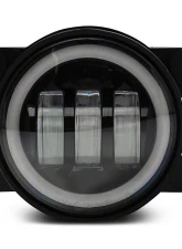 Raxiom Axial Series Amber Lens Halo LED Fog Lights Jeep Wrangler JK | JL 2007-2023                                     - J130812 - Image 2