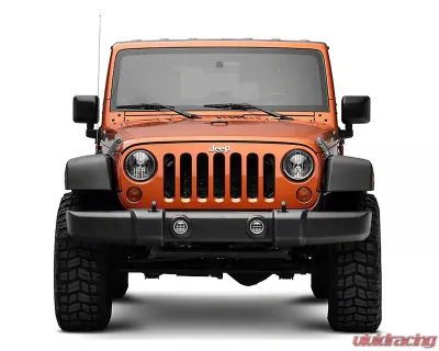 Raxiom Axial Series Amber Lens Halo LED Fog Lights Jeep Wrangler JK | JL 2007-2023 - J130812