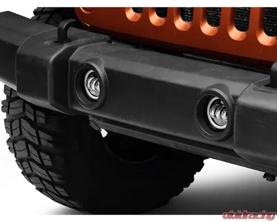 Raxiom Axial Series Amber Lens Halo LED Fog Lights Jeep Wrangler JK | JL 2007-2023 - J130812