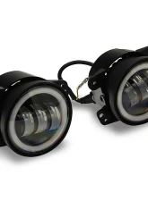 Raxiom Axial Series Amber Lens Halo LED Fog Lights Jeep Wrangler JK | JL 2007-2023                                     - J130812 - Image 12