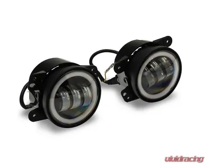 Raxiom Axial Series Amber Lens Halo LED Fog Lights Jeep Wrangler JK | JL 2007-2023 - J130812
