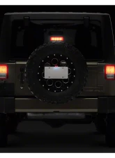 Raxiom Axial Series License Plate Bracket w/ LED Brake Light Jeep Wrangler JK 2007-2018                                     - J132759 - Image 12