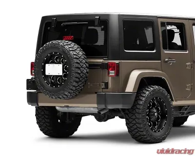 Raxiom Axial Series License Plate Bracket w/ LED Brake Light Jeep Wrangler JK 2007-2018 - J132759