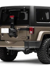 Raxiom Axial Series License Plate Bracket w/ LED Brake Light Jeep Wrangler JK 2007-2018                                     - J132759 - Image 10
