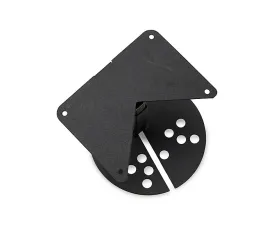 Raxiom Axial Series License Plate Bracket w/ LED Brake Light Jeep Wrangler JK 2007-2018