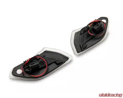 Raxiom Axial Series Clear Lens LED Fender Flare Marker Lights Jeep Wrangler JL 2018-2024 - J134142-JL