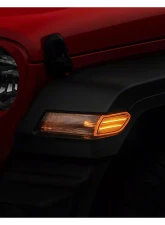 Raxiom Axial Series Clear Lens LED Fender Flare Marker Lights Jeep Wrangler JL 2018-2024                                     - J134142-JL - Image 5