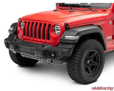 Raxiom Axial Series Clear Lens LED Fender Flare Marker Lights Jeep Wrangler JL 2018-2024 - J134142-JL