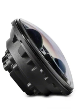 Raxiom Clear Lens Black Housing 6-LED Headlights w/ Partial Halo Jeep Wrangler TJ | JK 1997-2018                                     - J135442 - Image 2