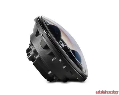 Raxiom Clear Lens Black Housing 6-LED Headlights w/ Partial Halo Jeep Wrangler TJ | JK 1997-2018 - J135442