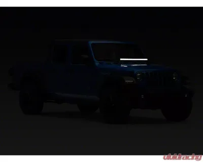 Raxiom Axial Series 30" Single Row LED Light Bar w/ Hood Mounting Brackets Jeep Wrangler JL | Gladiator JT 2018-2024 - J139110