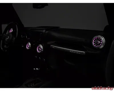 Raxiom LED Ambient Vent Lighting Kit Jeep Wrangler JK 2011-2018 - J139322
