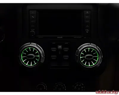 Raxiom LED Ambient Vent Lighting Kit Jeep Wrangler JK 2011-2018 - J139322