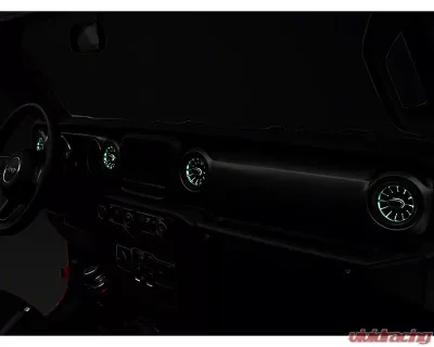 Raxiom LED Ambient Vent Lighting Kit Jeep Wrangler JL 2018-2023 - J139323-JL