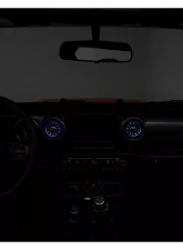 Raxiom LED Ambient Vent Lighting Kit Jeep Wrangler JL 2018-2023                                     - J139323-JL - Image 9