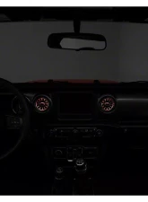 Raxiom LED Ambient Vent Lighting Kit Jeep Wrangler JL 2018-2023                                     - J139323-JL - Image 10