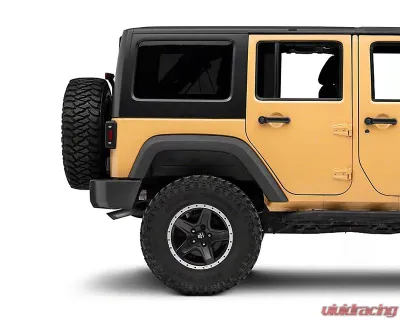 Raxiom Axial Series Clear Lens Black Housing LED Tail Lights Jeep Wrangler JK 2007-2018 - J141585