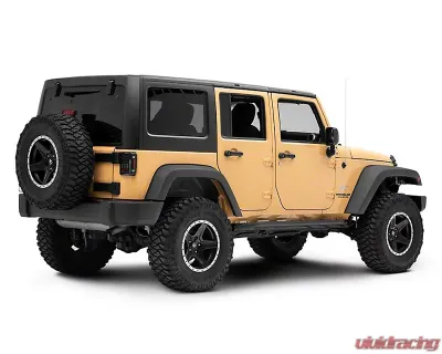 Raxiom Axial Series Clear Lens Black Housing LED Tail Lights Jeep Wrangler JK 2007-2018 - J141585