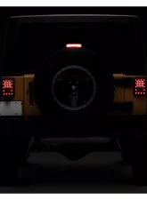 Raxiom Axial Series Clear Lens Black Housing LED Tail Lights Jeep Wrangler JK 2007-2018                                     - J141585 - Image 10