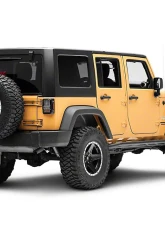 Raxiom Axial Series Clear Lens Black Housing Lux LED Tail Lights Jeep Wrangler JK 2007-2018                                     - J141596 - Image 12