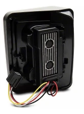 Raxiom Axial Series Clear Lens Black Housing Lux LED Tail Lights Jeep Wrangler JK 2007-2018                                     - J141596 - Image 3