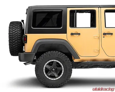 Raxiom Axial Series Clear Lens Black Housing Lux LED Tail Lights Jeep Wrangler JK 2007-2018 - J141596