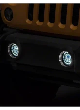 Raxiom Axial Series Nighthawk LED Fog Lights Jeep Wrangler JK | JL Sahara | Rubicon 2007-2023                                     - J141597 - Image 7