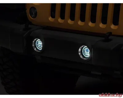 Raxiom Axial Series Nighthawk LED Fog Lights Jeep Wrangler JK | JL Sahara | Rubicon 2007-2023 - J141597