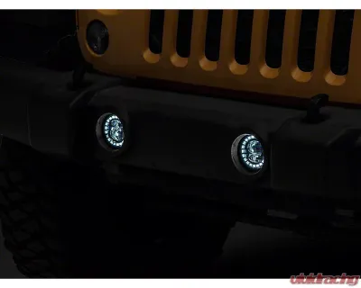 Raxiom Axial Series Nighthawk LED Fog Lights Jeep Wrangler JK | JL Sahara | Rubicon 2007-2023 - J141597