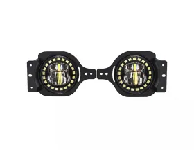 Raxiom Axial Series Nighthawk LED Fog Lights Jeep Wrangler JL Sport | Gladiator JT Sport 2018-2023