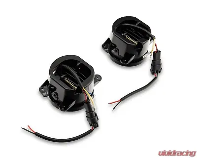 Raxiom Axial Series Amber Lens Hale LED Fog Lights Jeep Wrangler JK 2007-2018 - J141994