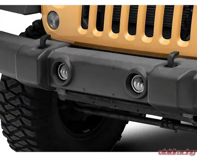 Raxiom Axial Series Amber Lens Hale LED Fog Lights Jeep Wrangler JK 2007-2018 - J141994