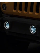 Raxiom Axial Series Amber Lens Hale LED Fog Lights Jeep Wrangler JK 2007-2018                                     - J141994 - Image 7