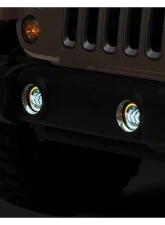 Raxiom Axial Series 4" LED Devil Eyes Fog Lights w/ Halo Jeep Wrangler JK 2007-2018                                     - J142667 - Image 9