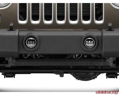 Raxiom Axial Series 4" LED Devil Eyes Fog Lights w/ Halo Jeep Wrangler JK 2007-2018 - J142667