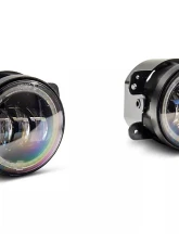 Raxiom Axial Series 4" LED Devil Eyes Fog Lights w/ Halo Jeep Wrangler JK 2007-2018                                     - J142667 - Image 11