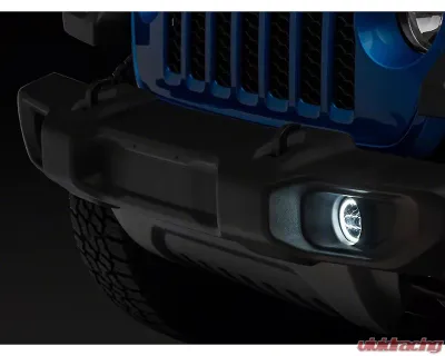 Raxiom Axial Series LED Fog Lights w/ Halo Jeep Wrangler JK | JL | Gladiator JT 2007-2023 - J142669