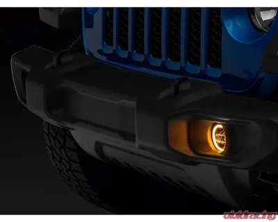 Raxiom Axial Series LED Fog Lights w/ Halo Jeep Wrangler JK | JL | Gladiator JT 2007-2023 - J142669