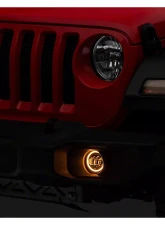 Raxiom Axial Series LED Fog Lights w/ Halo Jeep Wrangler JK | JL | Gladiator JT 2007-2023                                     - J142669 - Image 10